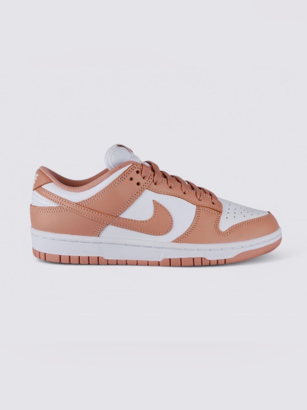 Nike Dunk Low Sneakers in Pink & White. Size: 8.5
